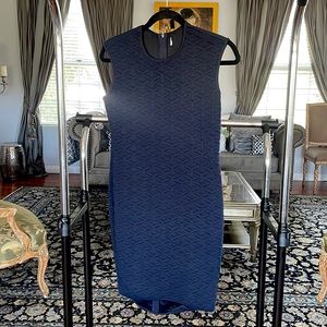 Blue dress size small. High and low.